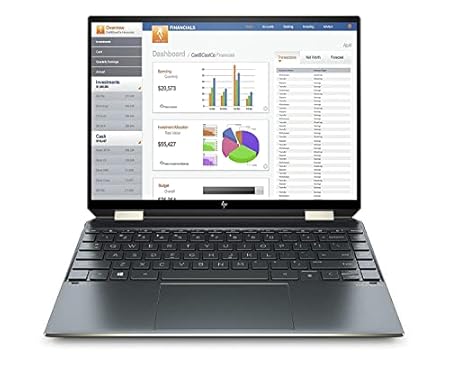 HP Spectre X360 12th Gen Intel Evo Core i7 13.5 inch(34.3 cm) OLED, Multitouch, 400 nits, Gorilla Glass, Eye Safe, 2-in-1 Laptop (16GB RAM/1TB SSD/Win 11/5MP IR Camera/FPR/B&O/Pen/1.34 Kg), ef0054TU